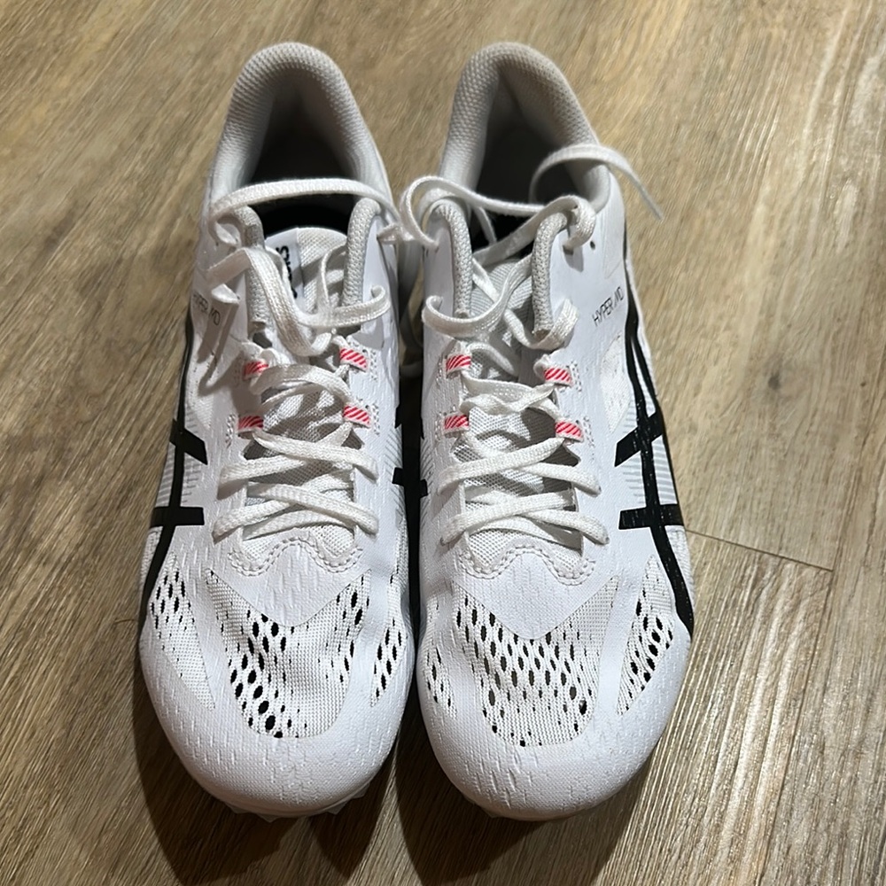 Asics White and Black Athletic Sneakers